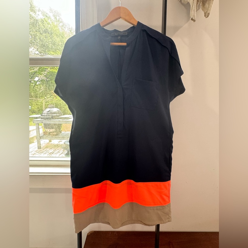 BCBG color block mini dress